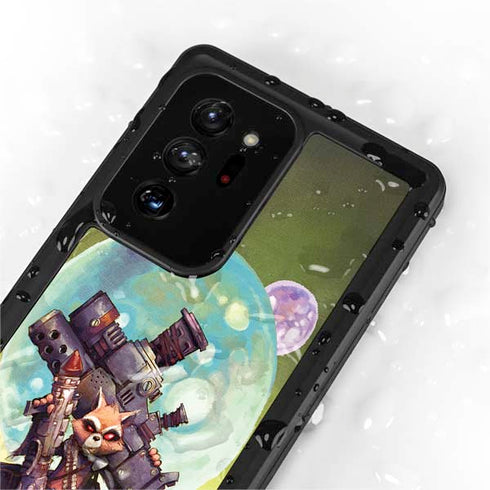 Marvel Rocket Raccoon Armored Arsenal Galaxy Note20 Ultra 5G Waterproof Case